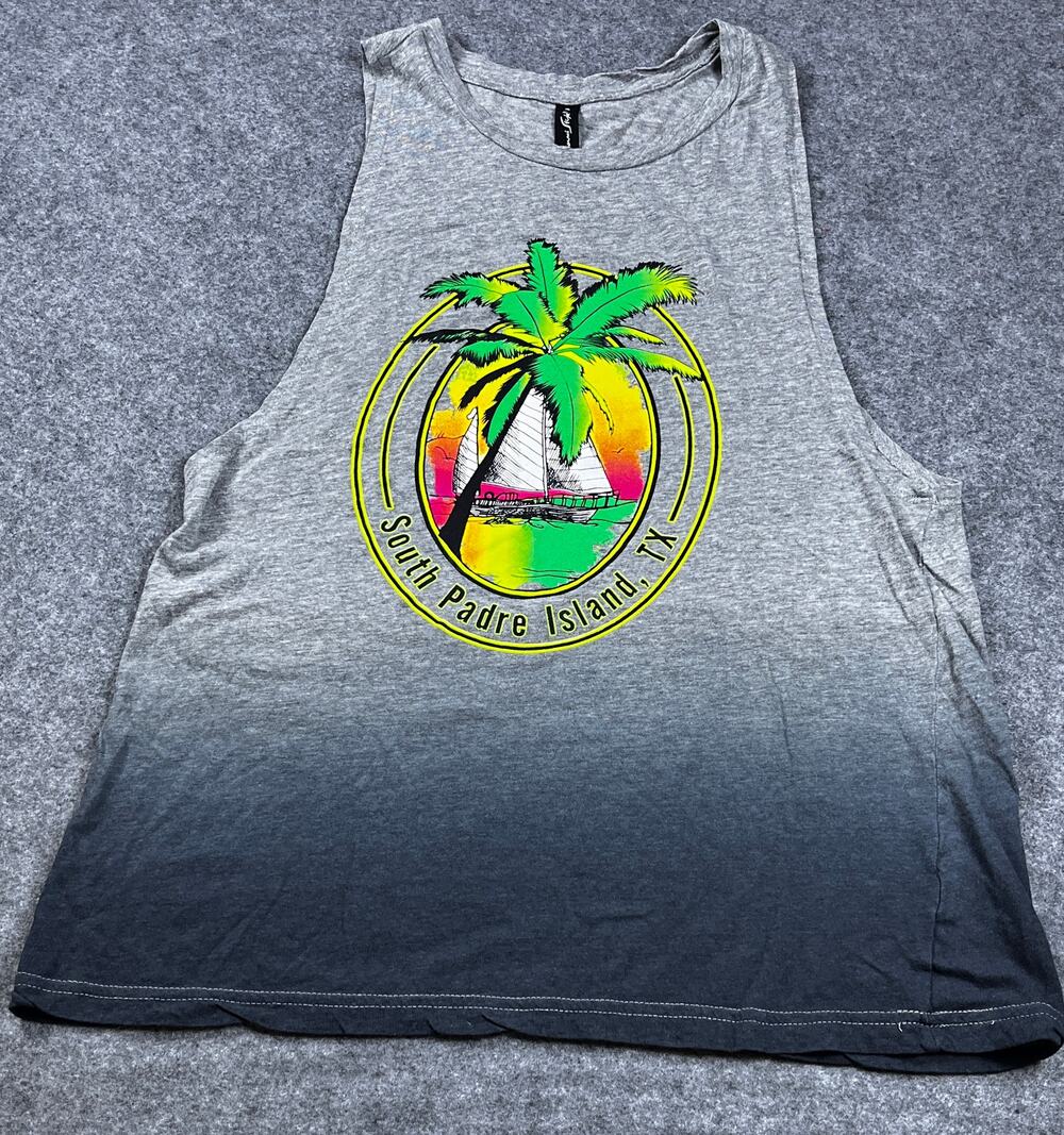 Miami Style South Padre Island Tx ombre Tank Top Size S Pre-Owned good condition
